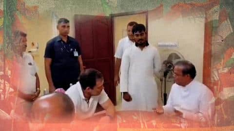 Rahul Gandhi's interaction with Christain priest triggers Congress, BJP spar Rahul Gandhi's interaction with Christain priest triggers Congress, BJP spar