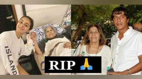 After Ananya, Chunky Panday shares heartfelt-post for late mother Snehalata After Ananya, Chunky Panday shares heartfelt-post for late mother Snehalata