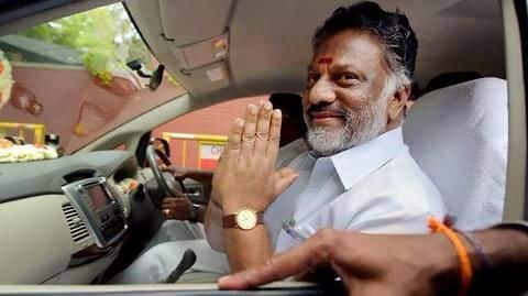 Panneerselvam steps down as CM for the third time Panneerselvam steps down as CM for the third time