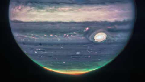 Jupiter was the first gas giant snapped by Webb