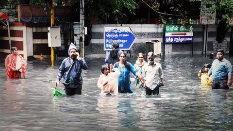 TN rains: Red alert sounded; flood warning for low-lying areas TN rains: Red alert sounded; flood warning for low-lying areas