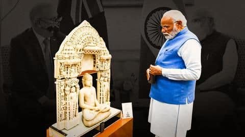 Australia returns 29 Indian artifacts ahead of Modi-Morrison bilateral meet Australia returns 29 Indian artifacts ahead of Modi-Morrison bilateral meet