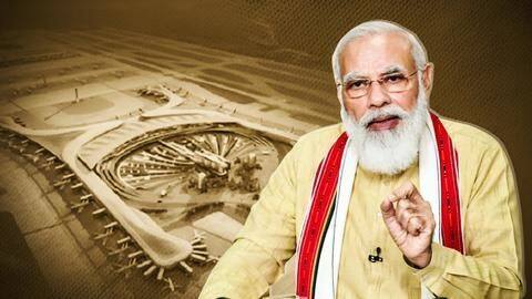 PM lays foundation stone of Asia's biggest airport in Jewar PM lays foundation stone of Asia's biggest airport in Jewar