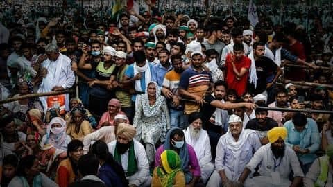 Karnal Kisan Mahapanchayat: Farmers march toward mini-secretariat as talks fail Karnal Kisan Mahapanchayat: Farmers march toward mini-secretariat as talks fail
