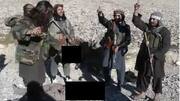 Undated video shows Taliban celebrating after beheading Afghan soldier