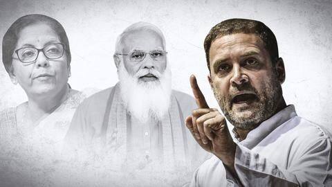 Modi selling crown jewels of India: Rahul Gandhi on NMP Modi selling crown jewels of India: Rahul Gandhi on NMP