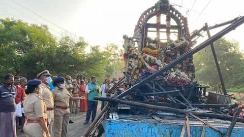 Tamil Nadu temple chariot tragedy: 11 people electrocuted to death Tamil Nadu temple chariot tragedy: 11 people electrocuted to death