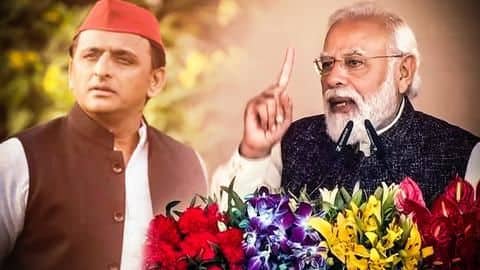 Modi's 'laal topi' jibe at Samajwadi Party stirs Opposition attack Modi's 'laal topi' jibe at Samajwadi Party stirs Opposition attack