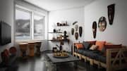 If handmade decor is your style, try mask art 