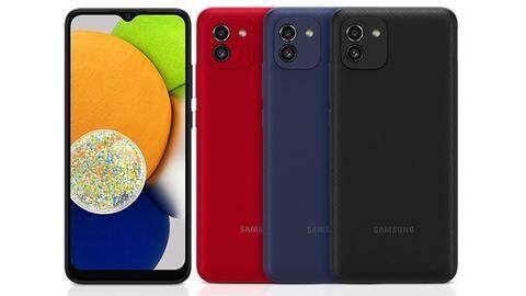 Samsung Galaxy A03 debuts in India at Rs. 10,500 Samsung Galaxy A03 debuts in India at Rs. 10,500