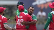 T20 World Cup: Oman's Shakeel Ahmed claims three-fer vs Ireland