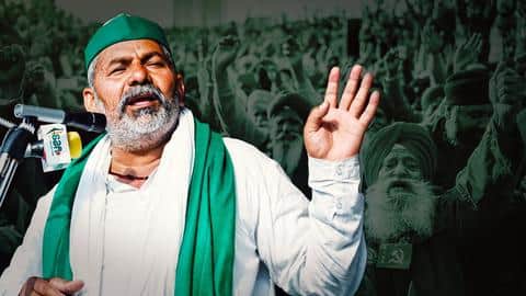 Farmers' protest will continue until laws scrapped in Parliament: Tikait Farmers' protest will continue until laws scrapped in Parliament: Tikait