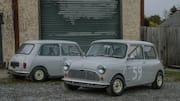 These MINI racing cars are a throwback to 1959