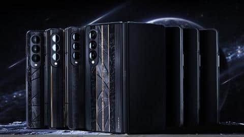 Caviar's Samsung Fold4 with meteorite inserts and gold costs $11,180 Caviar's Samsung Fold4 with meteorite inserts and gold costs $11,180