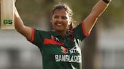 Bangladesh's Sobhana Mostary scripts history with WODI hundred vs Australia