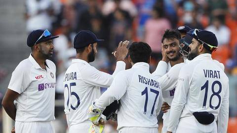 D/N Test: England bowled out for 81, India need 49-runs D/N Test: England bowled out for 81, India need 49-runs
