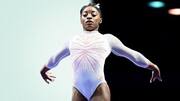 Simone Biles becomes first woman to land Yurchenko double pike