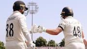 Presenting highest opening stands for New Zealand in Tests