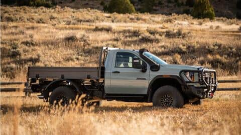 Fitted with rugged components to enhance off-road capabilities