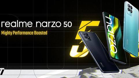 Realme Narzo 50 launched in India at Rs. 13,000 Realme Narzo 50 launched in India at Rs. 13,000