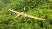 This is world's first fixed-wing drone made of bamboo fiber