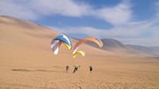 Sand kiting is a must-try desert adventure! 