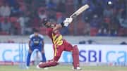 Shai Hope slams his 2nd T20I hundred versus India: Stats