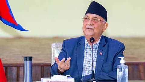 Nepal overwhelmed by COVID-19, we need help: PM Oli Nepal overwhelmed by COVID-19, we need help: PM Oli