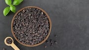How to use black salt in vegetarian dishes 