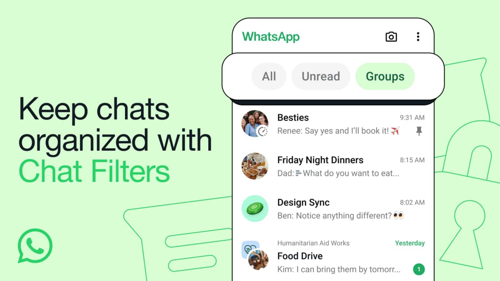 How to use WhatsApp 'Chat Filters' for streamlined conversations