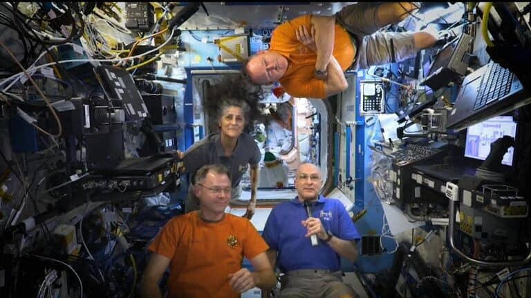 Watch: NASA astronauts celebrate Thanksgiving in space with delicious meals