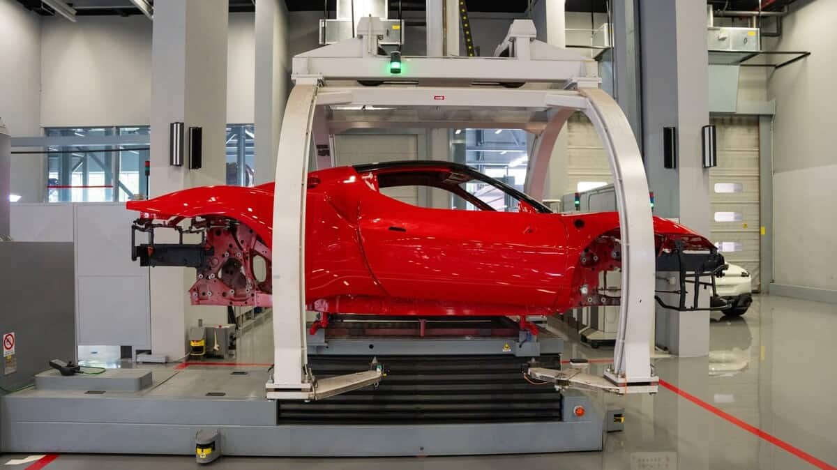 Ferrari unveils new factory for its first electric supercar production