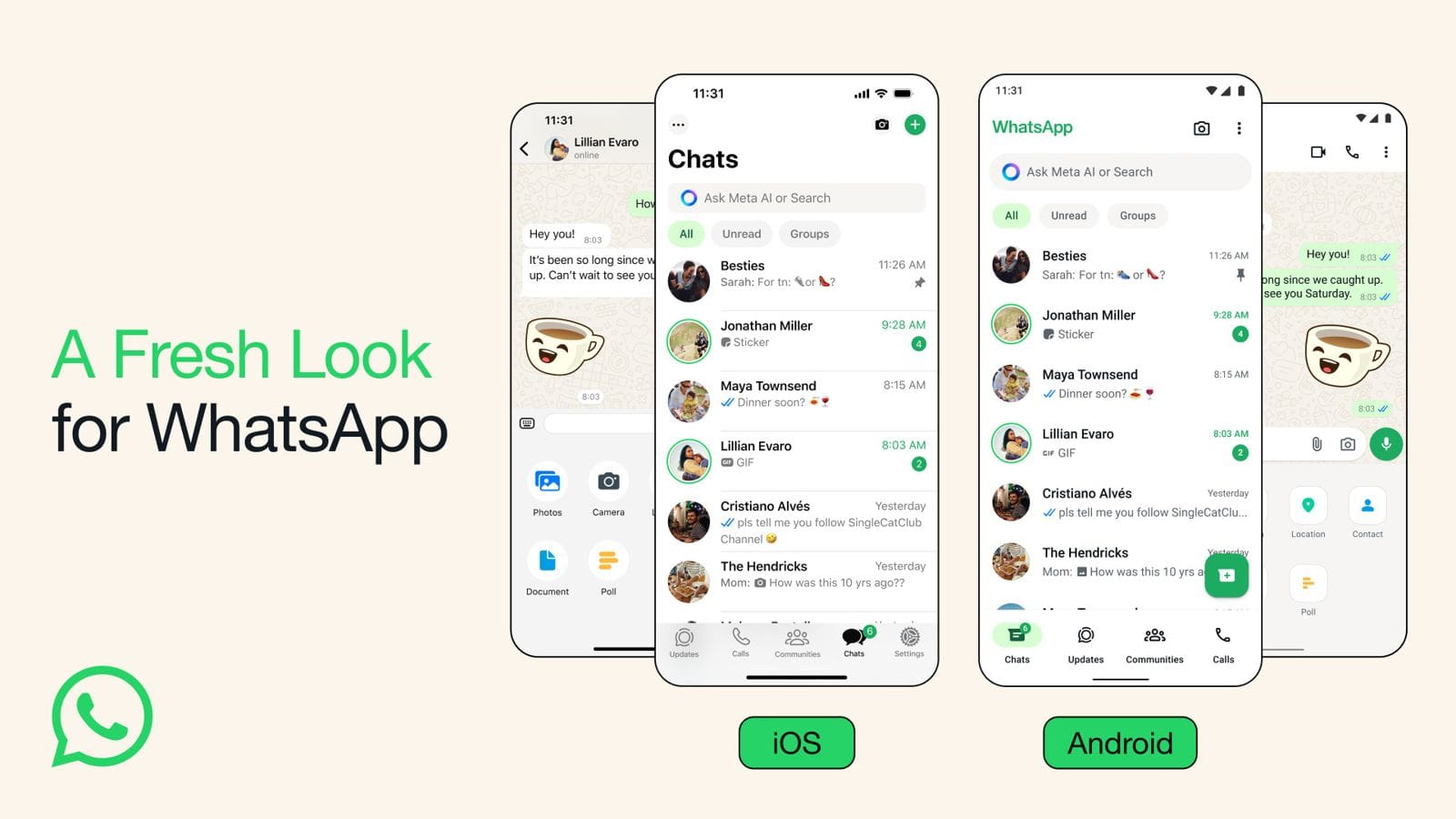 WhatsApp unveils major redesign with new icons, improved dark mode