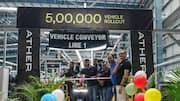 Production milestone! Ather Energy rolls out its 5,00,000th electric scooter