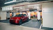 Tesla opens its 1st in-mall charging station in India