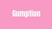 Word of the Day: Gumption