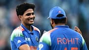 Gill addresses unfortunate mix-up with Rohit in 1st Afghanistan ODI