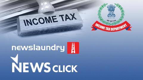 Income Tax Department conducts 'surveys' at offices of NewsClick, Newslaundry Income Tax Department conducts 'surveys' at offices of NewsClick, Newslaundry