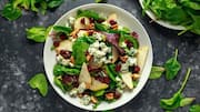 Pear-lime salad bowl: A healthy morning meal 