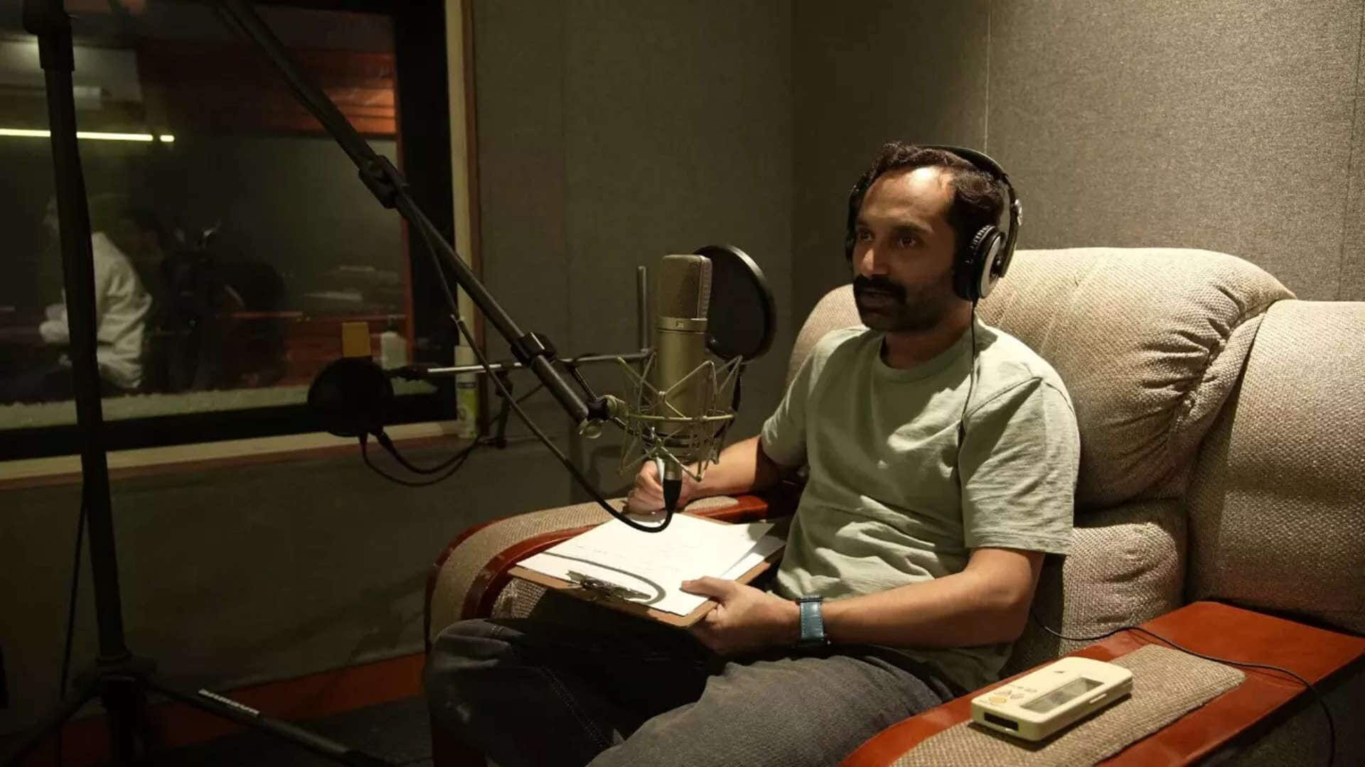 Fahadh Faasil begins dubbing for Rajinikanth's 'Vettaiyan'