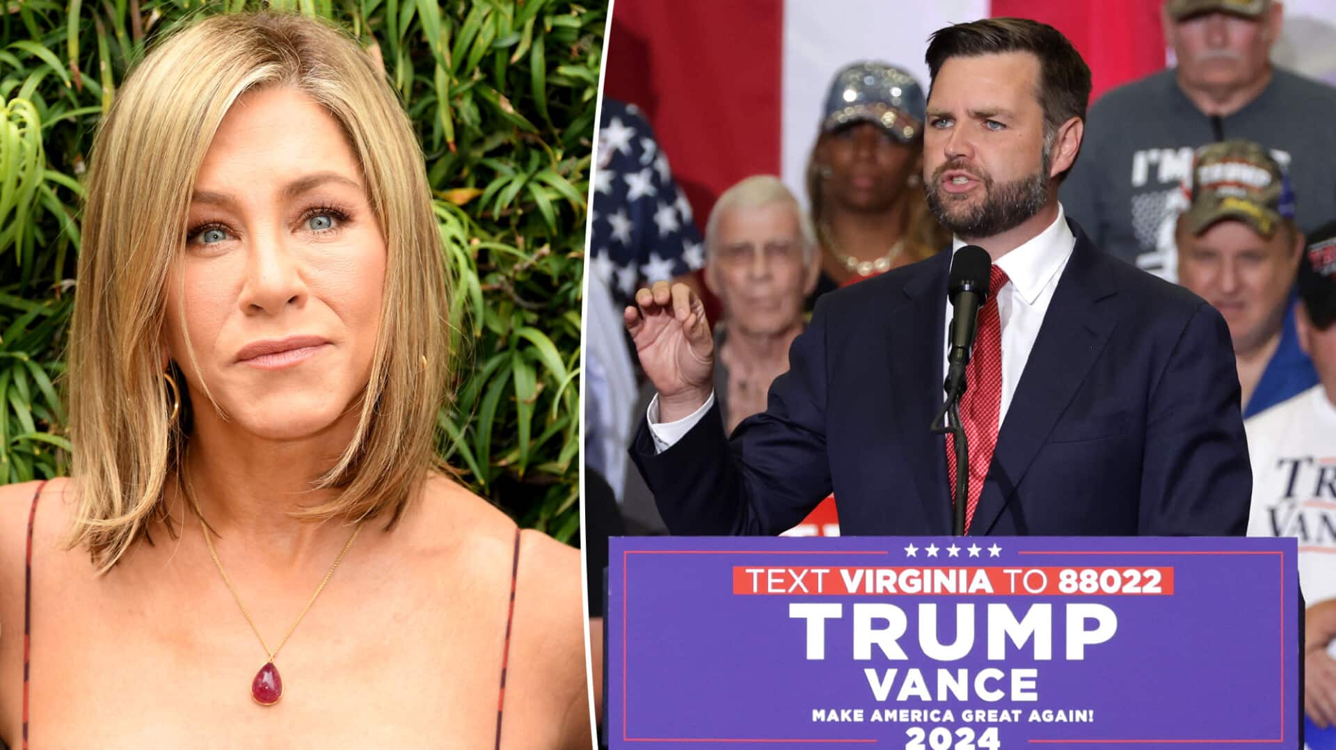 Jennifer Aniston slams JD Vance's 'childless cat ladies' comment