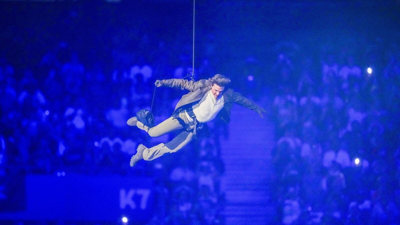 Watch: Tom Cruise closes Paris Olympics with jaw-dropping stunts