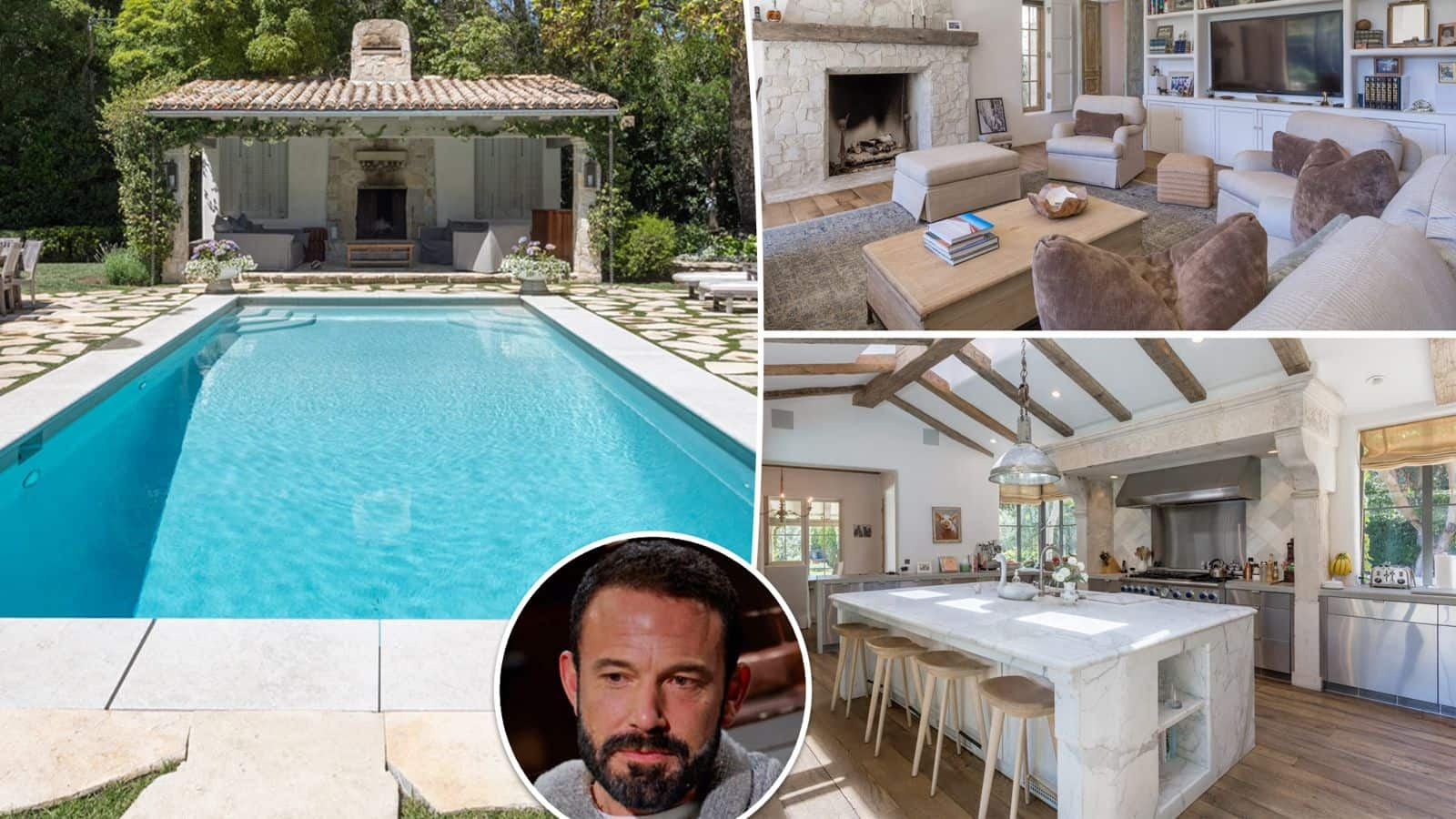 In-ground pool, horse stables: Inside Ben Affleck's $20M LA mansion