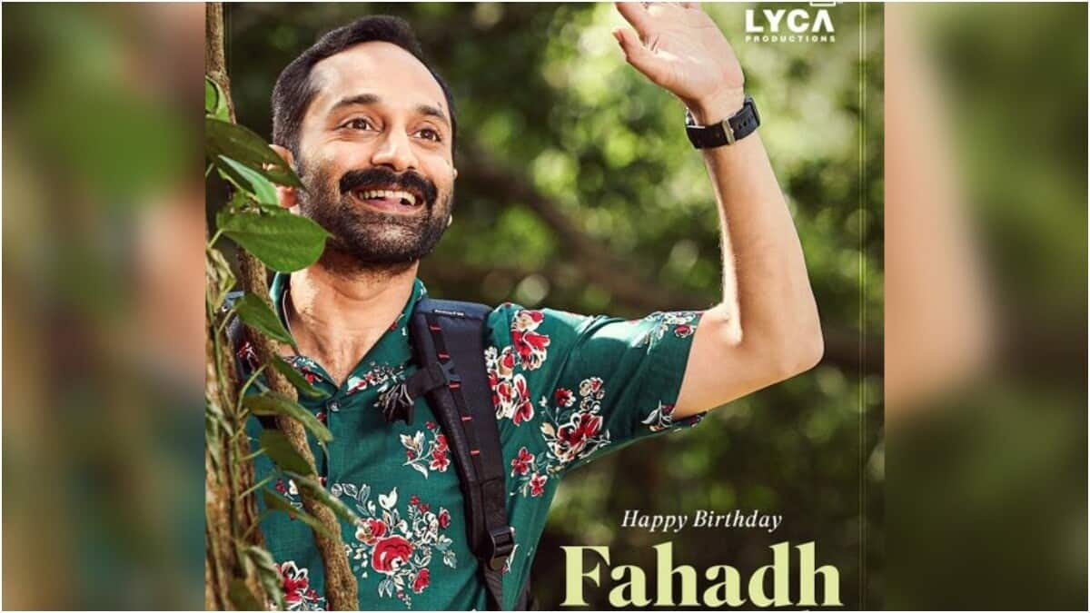 'Vettaiyan': Makers release Fahadh Faasil's first poster on his birthday