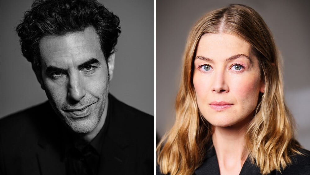 Sacha Baron Cohen-Rosamund Pike to lead Netflix comedy 'Ladies First'