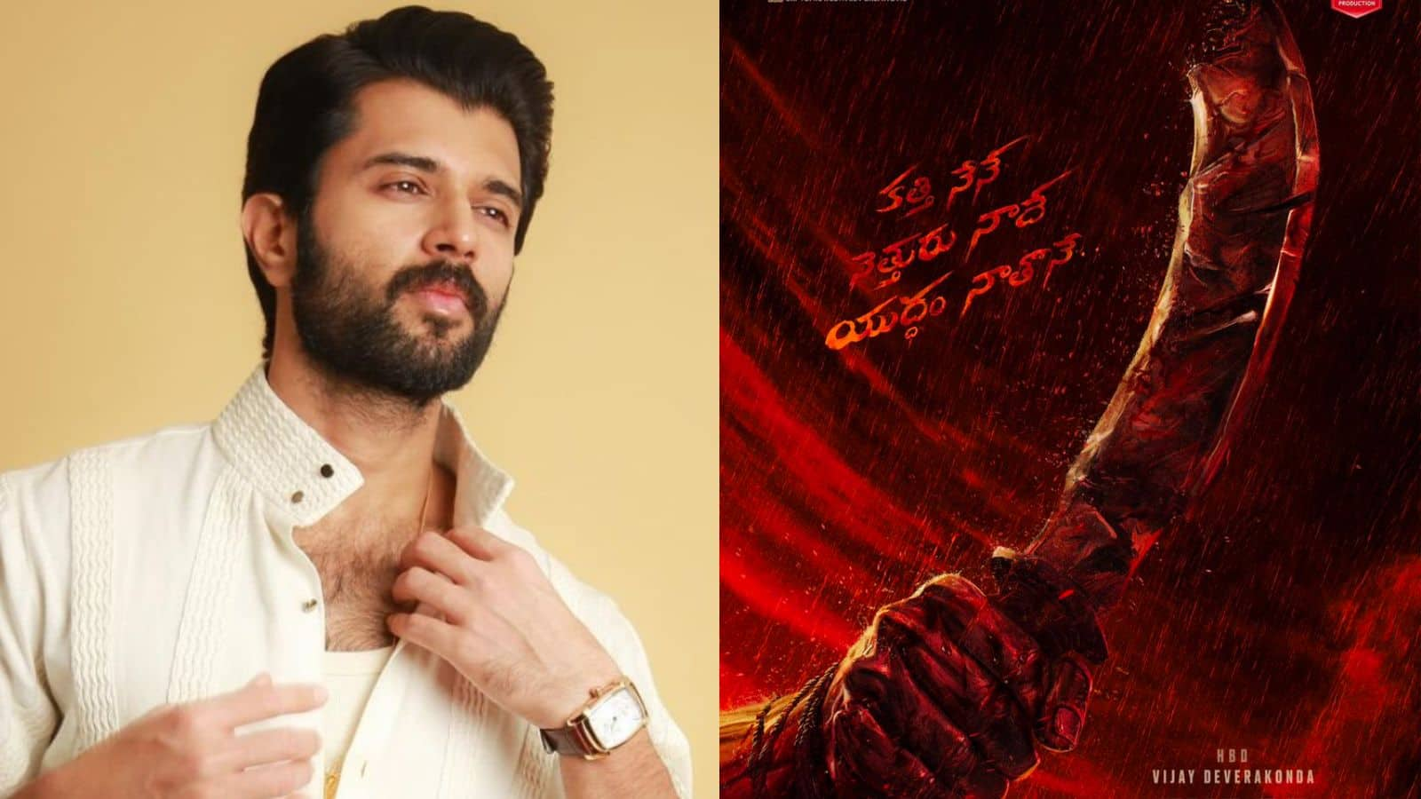 'SVC59': Vijay Deverakonda-Dil Raju unveil bloody poster of their next