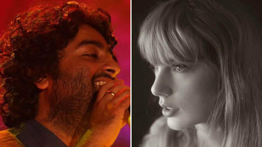 Taylor Swift and Arijit Singh compete for Spotify's top spot