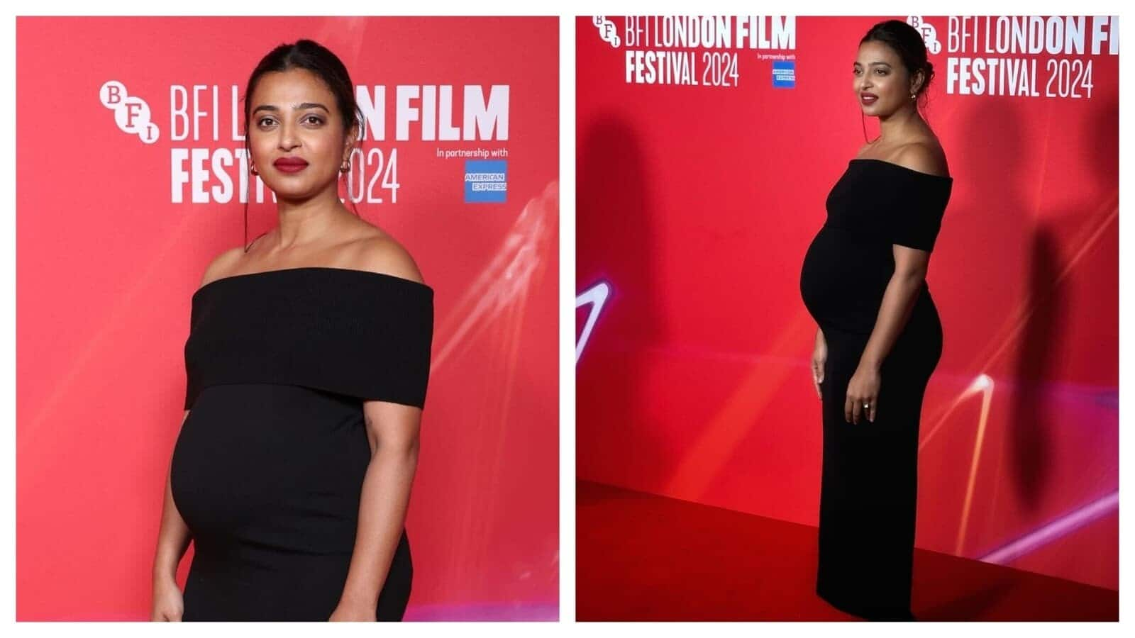 Radhika Apte flaunts baby bump at London Film Festival