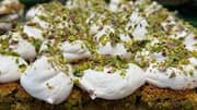 Turn simple desserts into special treats with pistachio crunch
