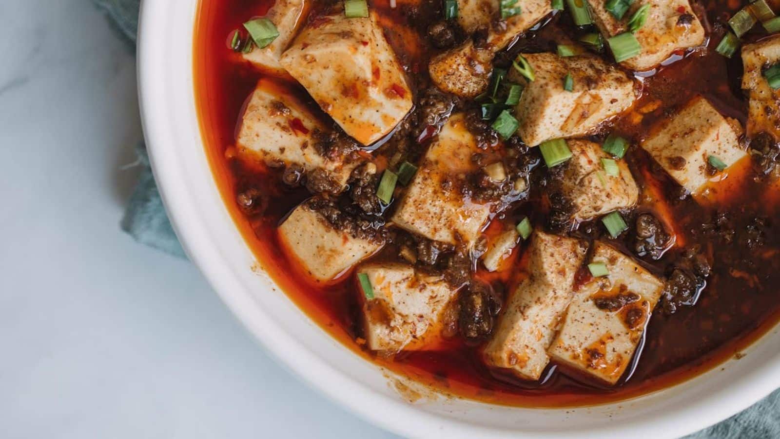 Make Sichuan mapo tofu with this recipe